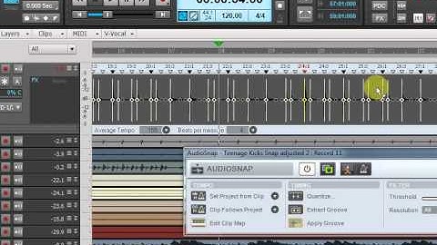 Sonar X1 - Extracting a tempo map the easy way