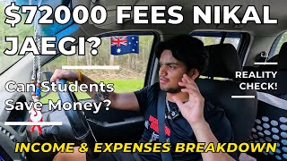 HOW I PAID MY UNIVERSITY FEES IN AUSTRALIA  AS A STUDENT || DETAILED BREAKDOWN