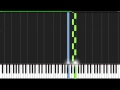 First Step - Interstellar Piano Synthesia Tutorial