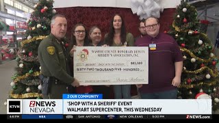 Washoe County Sheriff helps donate to help kids in need
