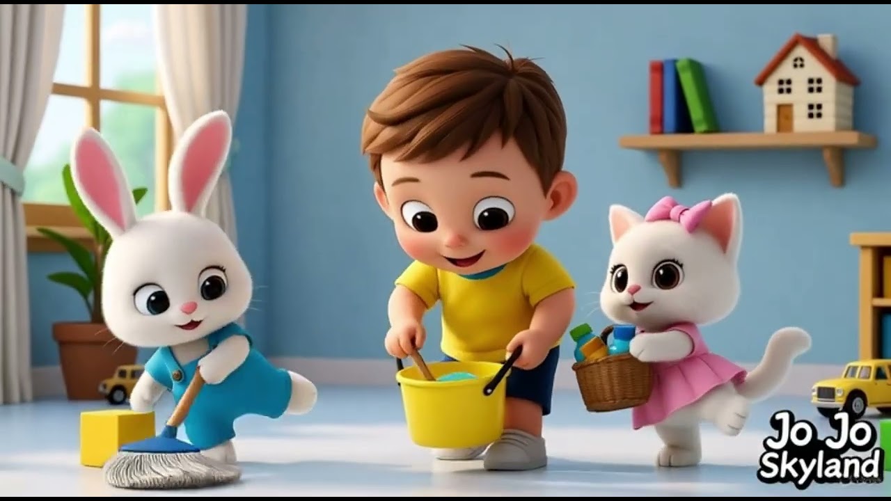 Teddy’s Tidy Up Song 🧸🧹 | Fun Kids Cleaning Song | Happy Nursery Rhyme