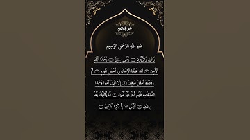 سورة التين🕌 | ماهر المعقيلي🤍🎧#سورة_التين #quotes #quotes #اكسبلور #قرآن #quran #لايك#القرآن_الكريم