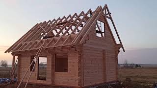 Budowa domu drewnianego Sosenka