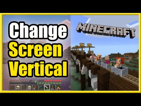 How to Change Minecraft Split Screen from horizontal to vertical orientation (PS4, PS5, Xbox, PC)