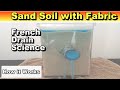 French drain capillary action in sand soil