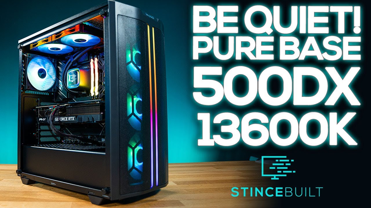 Be Quiet! Pure Base 500DX w/ PNY 4070Ti + 13600K! Custom PC 