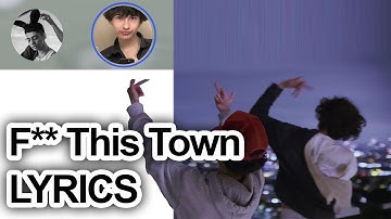 ericdoa, glaive - f*** this town (LYRICS) (COLOR CODED)