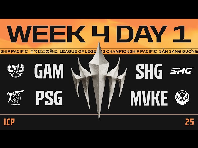 [中文] GAM vs SHG | PSG vs MVKE | LCP 2025 Season Finals Week 4 Day 1
