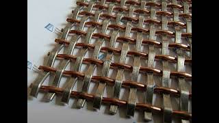 Metart-Ww01C-Modern Cabinet Grille Inspirations-A Combination Of Copper Wires And Stainless Steel