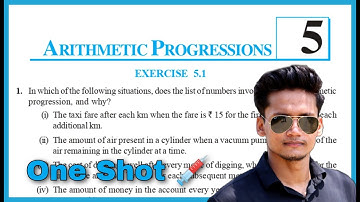 Class 10 Ex 5.1 Q1 to Q4 Arithmetic Progression NCERT Chapter 5 One Shot  New Syllabus Rajmith