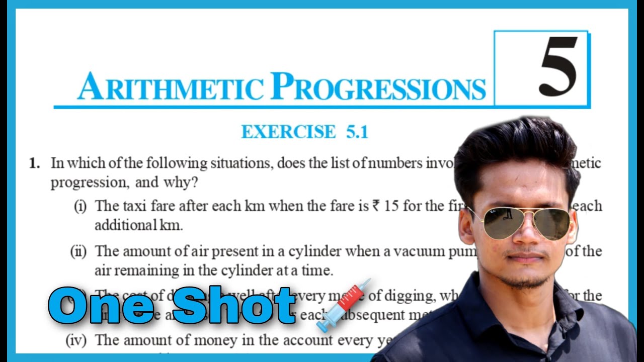 Class 10 Ex 5.1 Q1 to Q4 Arithmetic Progression NCERT Chapter 5 One ...