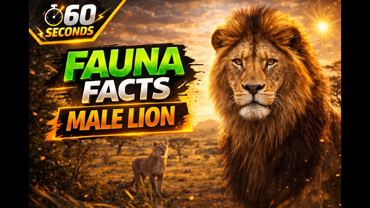 Fauna Facts: Male Lion — The King of the Savanna