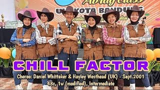 CHILL FACTOR || Line Dance | Choreo: Daniel Whittaker & Hayley Westhead (UK) | Demo by GU Studio Bdg