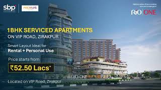 1 Bhk Serviced Apartments Zirakpur Sbp Rio One Vip Road High Roi Rental Income Property