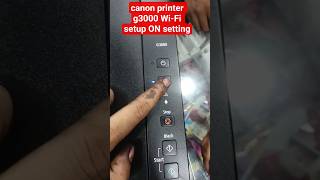 canon printer g3000 Wi-Fi setup ON setting#canon #service#wifi  #printersupportsoftware