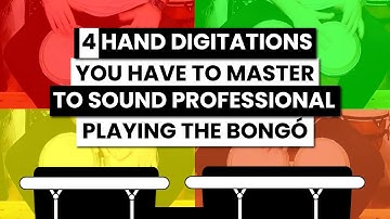 4 Hand Digitations you have to learn to sound professional playing bongos