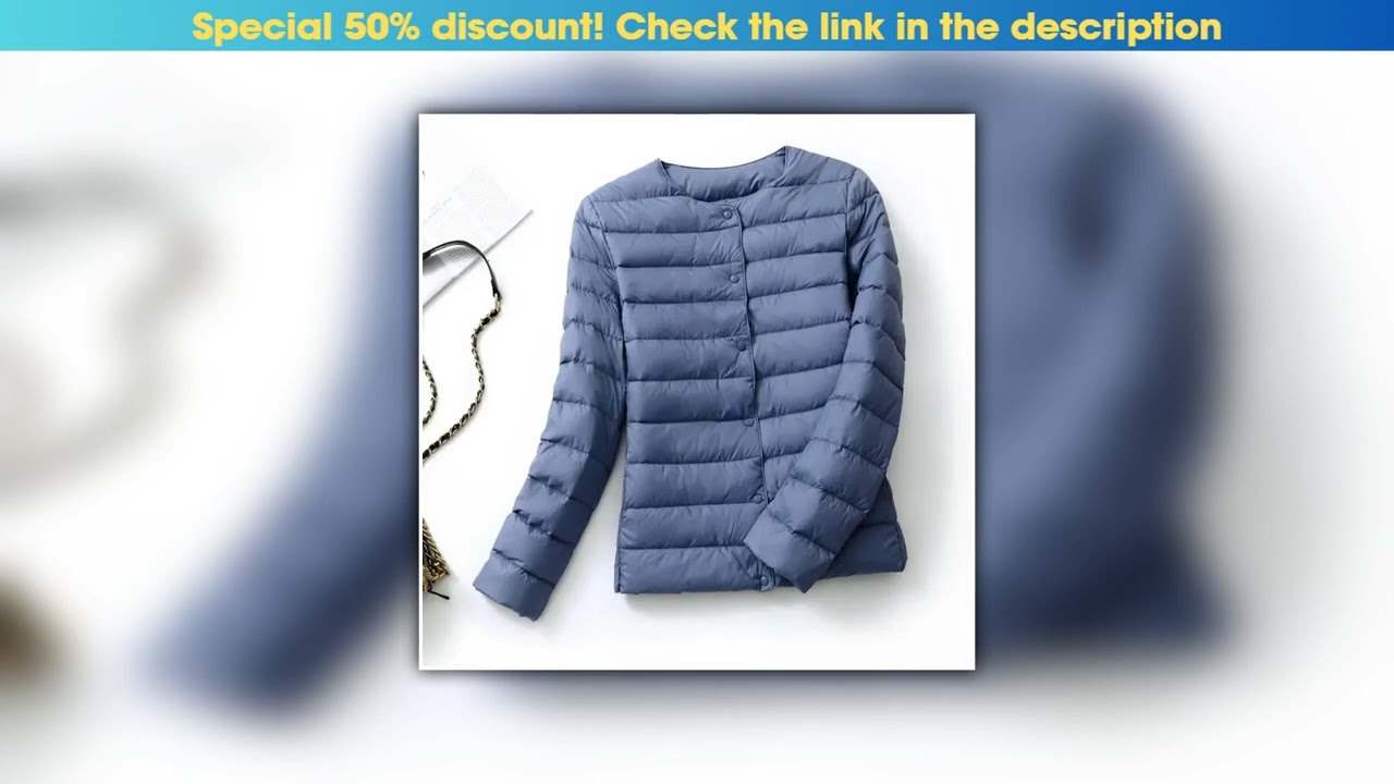 Top Women's Down Jackets Plus Coats Light Duck Down Jacket Women Matt Fabric Lightweight Coat Warm•