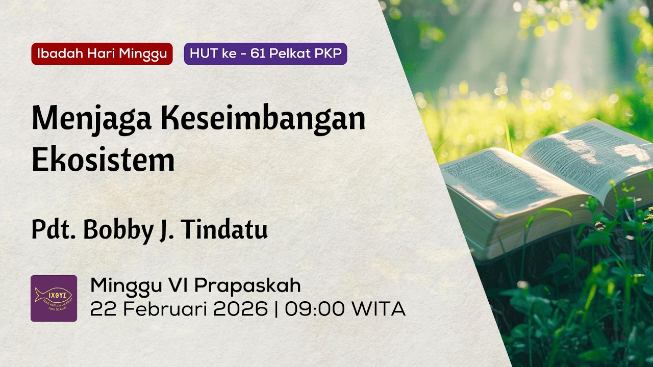 IBADAH HARI MINGGU GPIB IMMANUEL | 22 FEBRUARI 2026