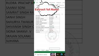 Extract First Name in Excel Using FIND + LEFT + IFERROR (Step-by-Step Formula)