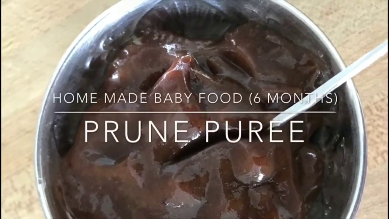 GIVEAWAY (see description box) 6 months baby food| prune ...