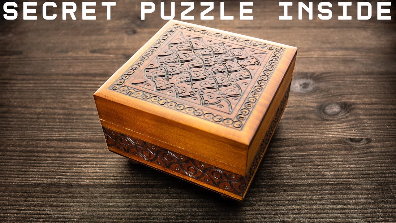 New Hanayama puzzle inside the wooden puzzle box. - YouTube