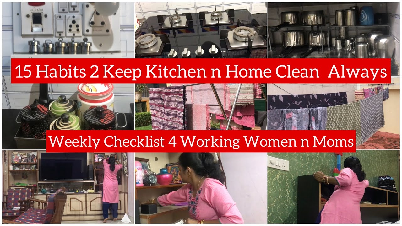15 Tips 4 Working Women n Moms 2 Hv A Clean Kitchen n Home