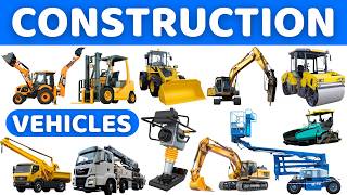 Construction Vehicles | Types of Vehicles | Excavators, Bulldozers, Cranes, Dump Trucks | Aster Buds