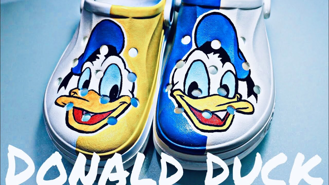 donald duck crocs