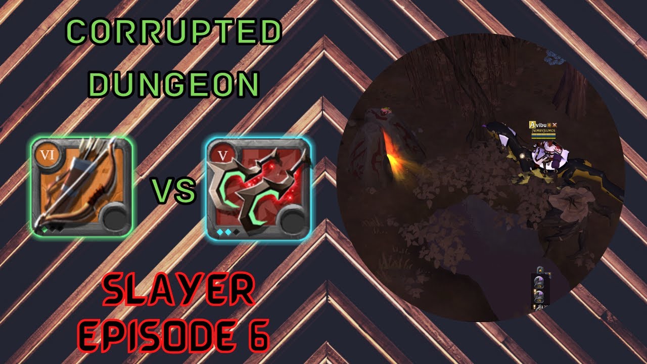 Corrupted Dungeon slayer bow vs deathgivers Albion Online YouTube