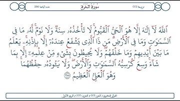 سورة البقرة / الآية 255 / محمود الخليل الحصري