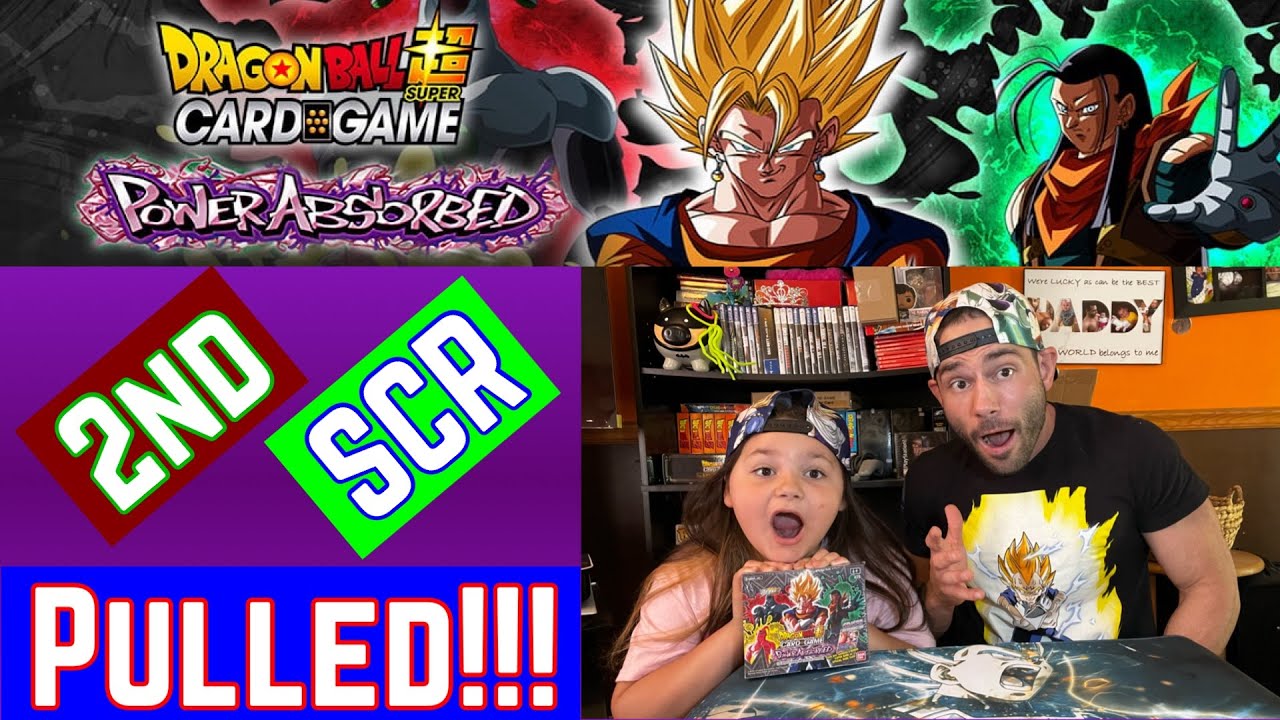 2nd SCR pulled dragon ball super power absorb booster box - YouTube