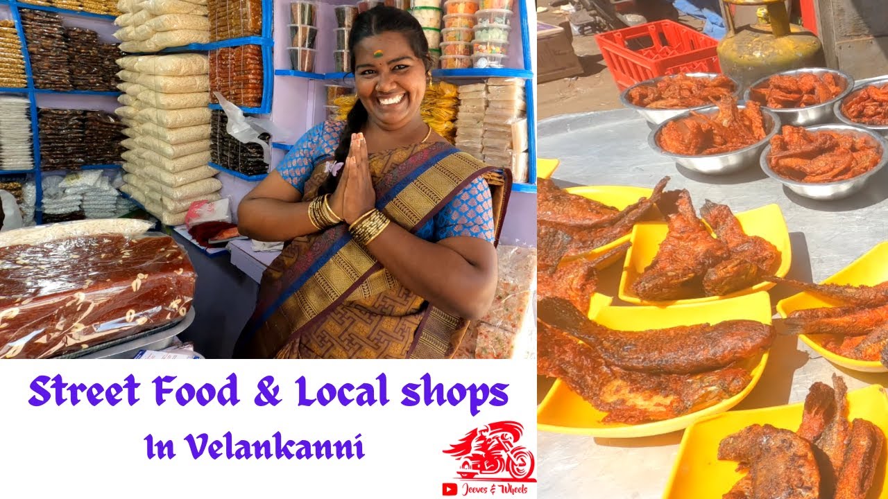 Street Food & Local Market In Velankanni