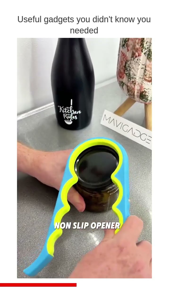 ⚙️ You need this! Product link in Bio Open jars, bottles, and cans with ease using this versatile