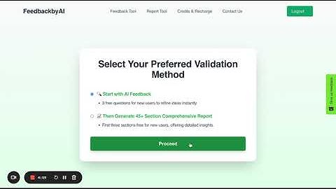 Feedbackbyai   Instantly Validate Your Business Idea using AI