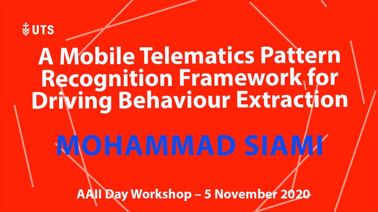 Telematics Pattern Mohammad Siami, UTS AAII, A Mobile Telematics Pattern Recognition ...