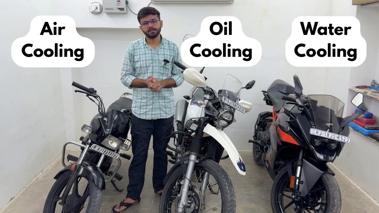 Air Cooled V/S Oil Cooled V/S Liquid Cooled Engines : Explained! - YouTube