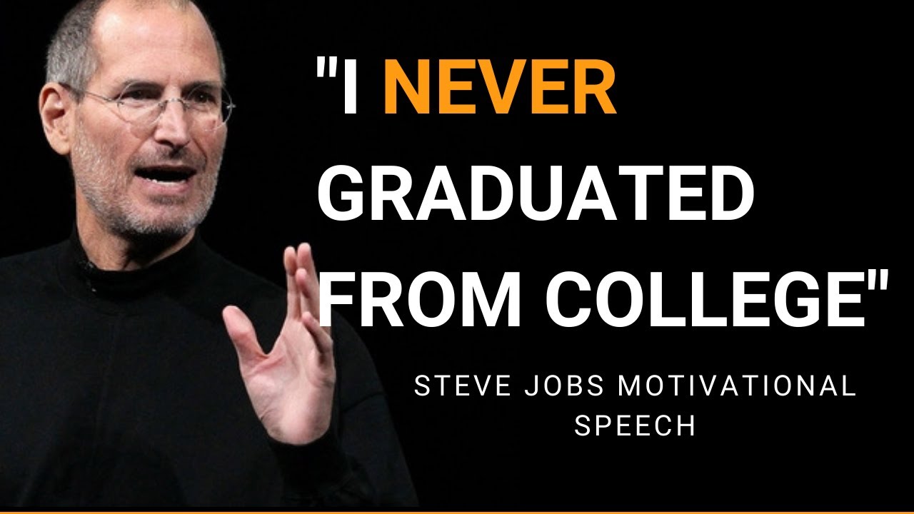 Steve Jobs Motivational Speech Steve Jobs speech YouTube