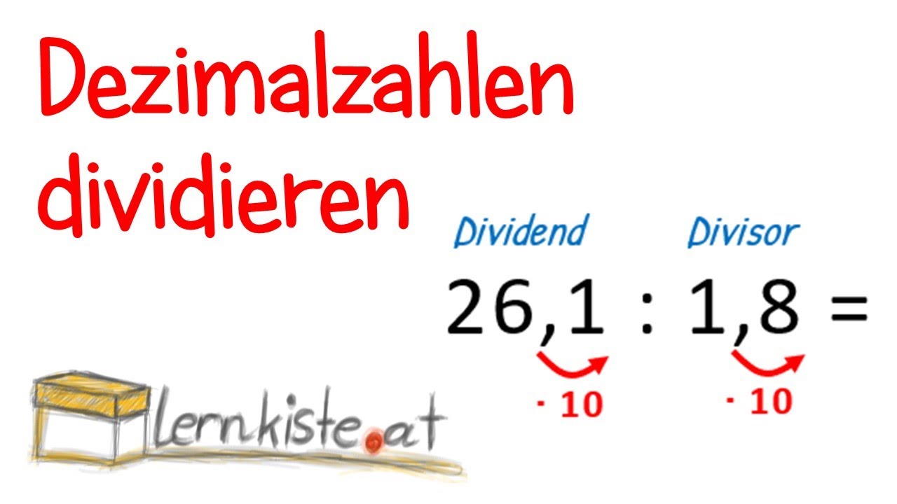 Dezimalzahlen dividieren - YouTube