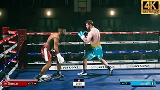 UNDISPUTED Roy Jones JR VS Canelo Alvarez Gameplay 4K 60FPS - No Commentary