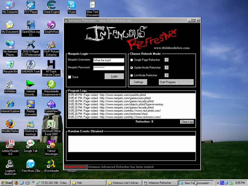 Neopets Advanced Refresher