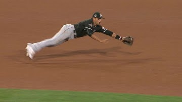 MIA@SD: Prado makes a big diving stop, gets forceout