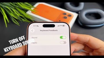 How To Turn Off Keyboard Sound On iPhone 17 Pro / iPhone 17 Pro Max