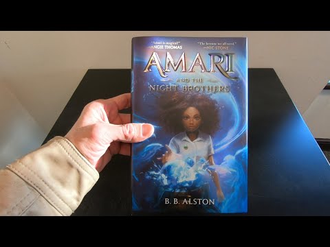 AMARI AND THE NIGHT BROTHERS SUPERNATURAL INVESTIGATIONS BOOK B B ALSTON BOOKS CLOSE UP INSIDE LOOK