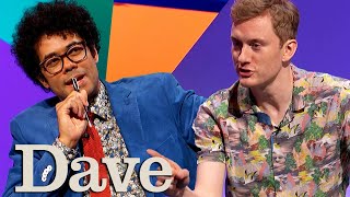 Why James Acaster Stole Richard Ayoades Bike | Question Team | Dave