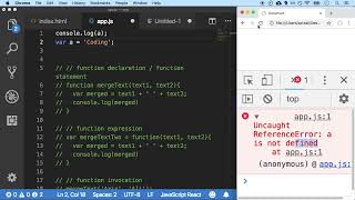 Lesson 22: Hoisting: How and when variables are created.