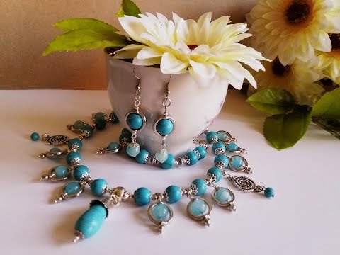 ხელნაკეთი სამკაულის კომპლექტი „ცის მოტაცება“