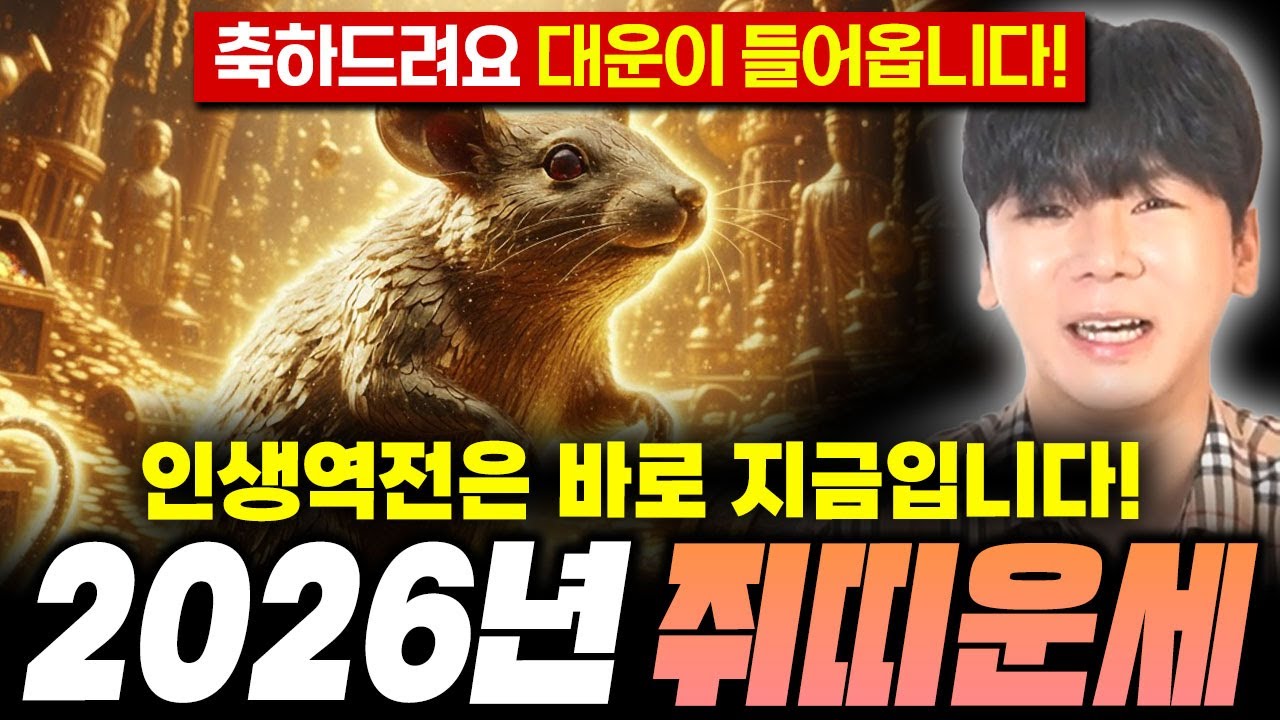 🐭2026년 병오년 미리보는 쥐띠운세🐭 