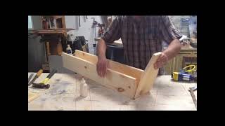 Make an old style wood carpenters tool box for your saw,hammer,drill,crowbar,file,rasp,tape and many other tools like a square,