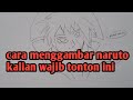 cara menggambar naruto