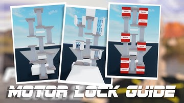 Motor Lock: Essential Techniques || Roblox Plane Crazy Tutorial